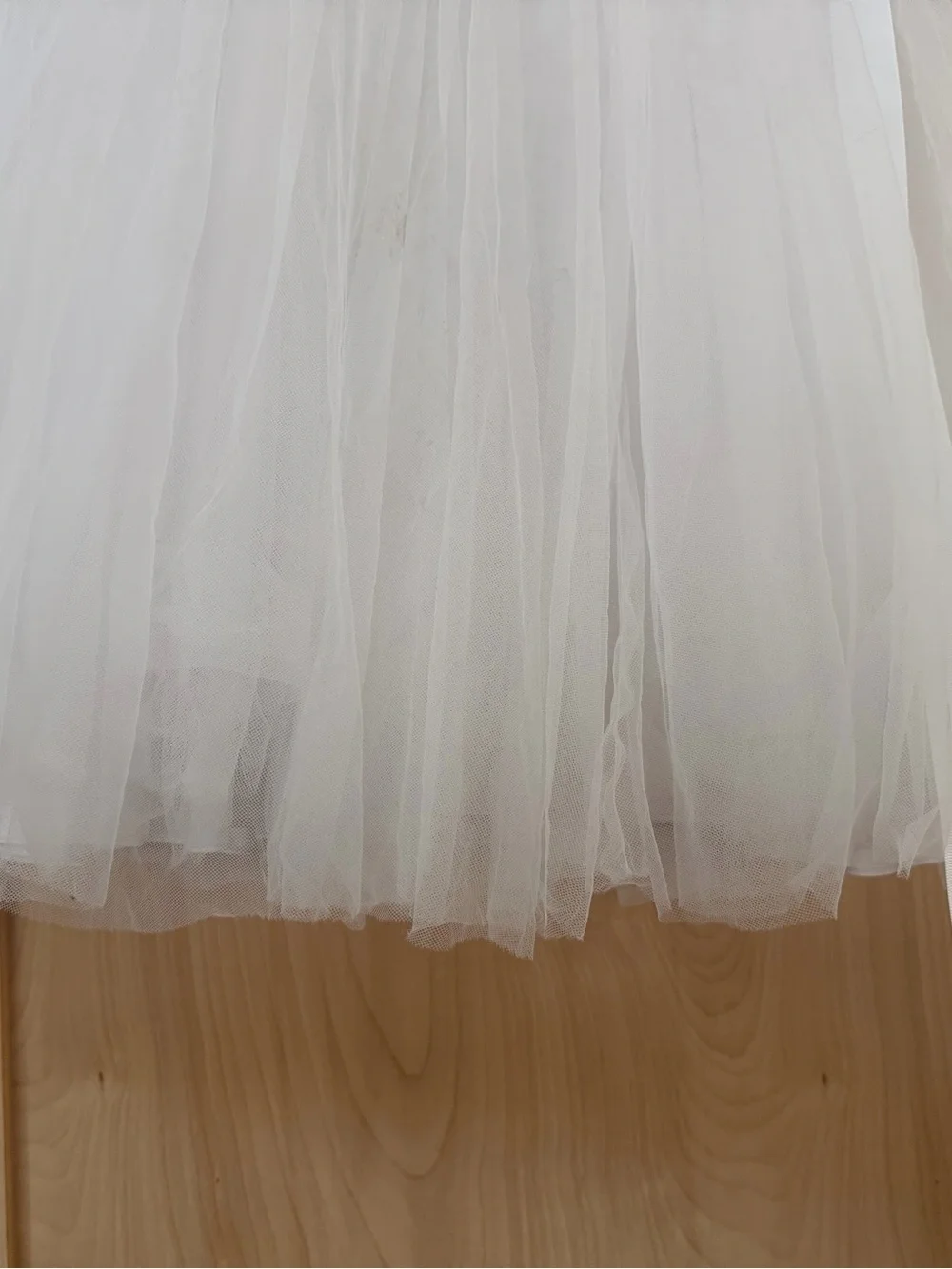 David’s Bridal Ball Gown Flower Girl Dress with Heart Cutout STYLE# RK1368